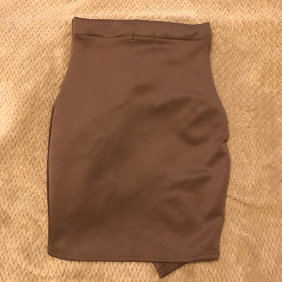 Bandage asymmetrical mini skirt - Picture 2 of 2